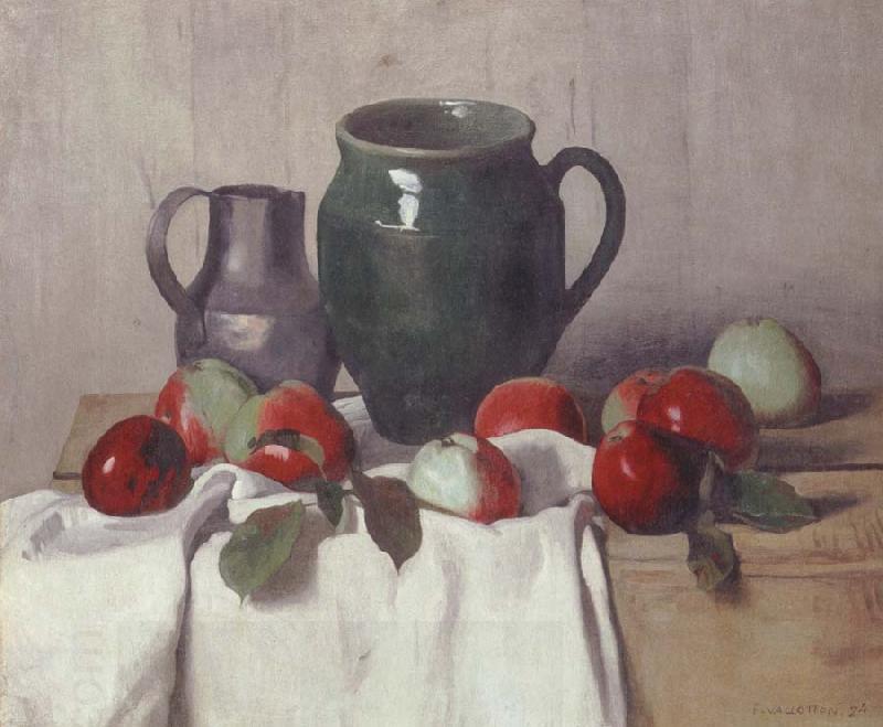 Felix Vallotton Still life with Jug and Apples oil painting picture